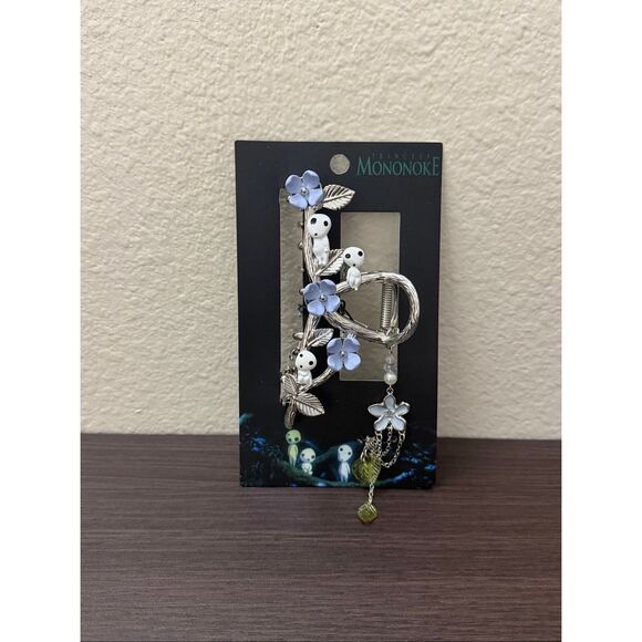 Studio Ghibli Princess Mononoke Kodama Flower Chain Claw Hair Clip main image 4